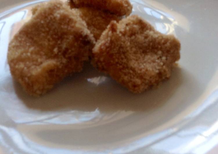 Leche frita con maicena
