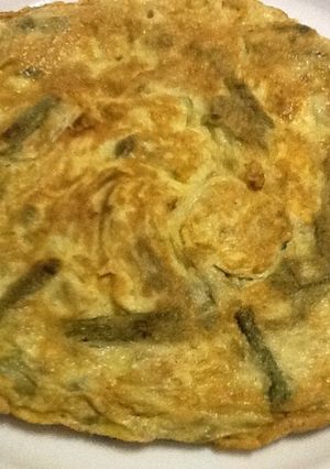 Una foto de Tortilla de espárragos trigueros