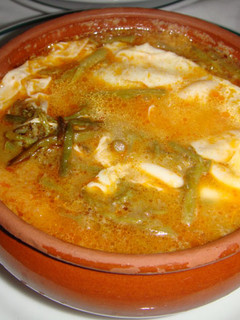 Una foto de Caldillo de espárragos silvestres