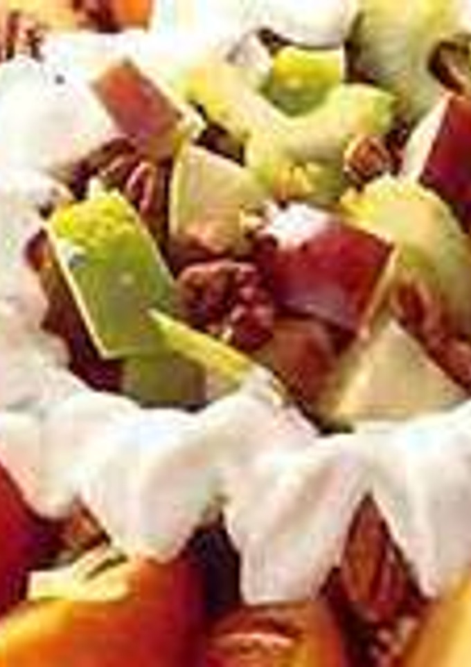 Una foto de Ensalada de manzana