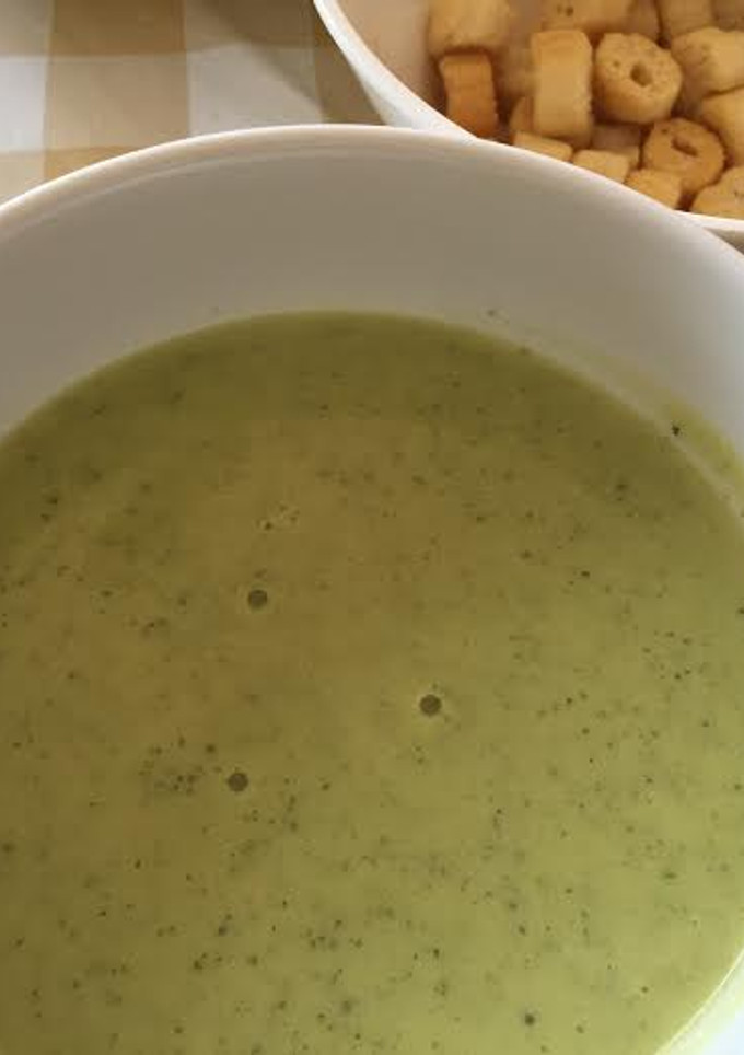 Una foto de Sopa de calabacitas