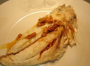 Una foto de Lubina al horno sencilla