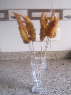 Una foto de Langostinos con kikos