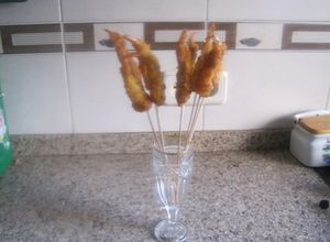 Una foto de Langostinos con kikos
