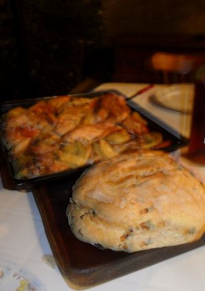 Una foto de Pan de aceitunas