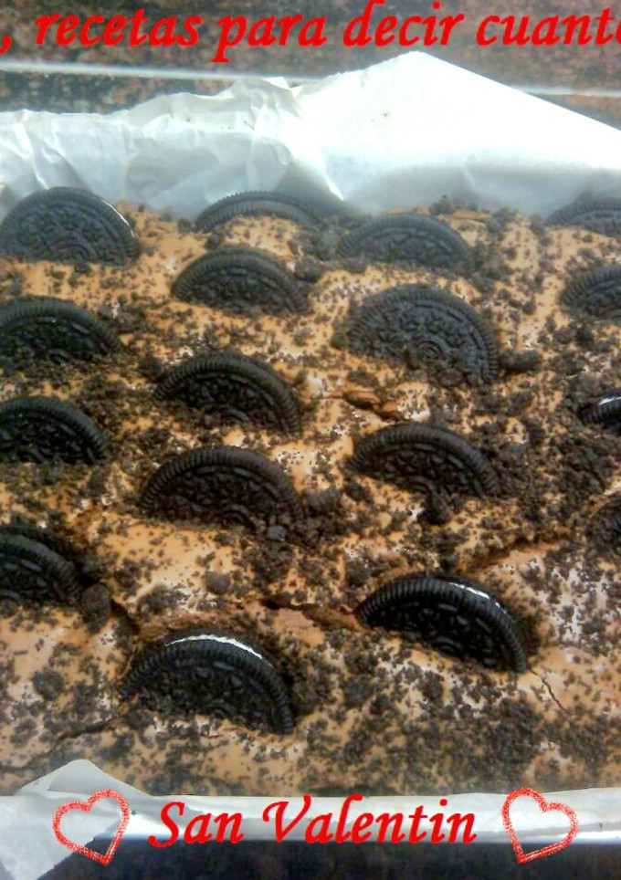 Una foto de Brownie de oreo