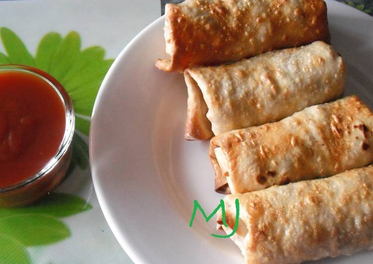 Rollitos primavera y salsa agridulce