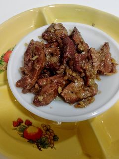 Una foto de Asadura de cordero encebollada con thermomix
