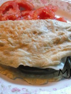 Una foto de Omelett de nopales