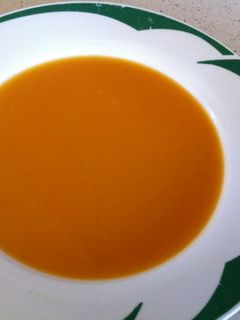 Una foto de Crema de calabaza
