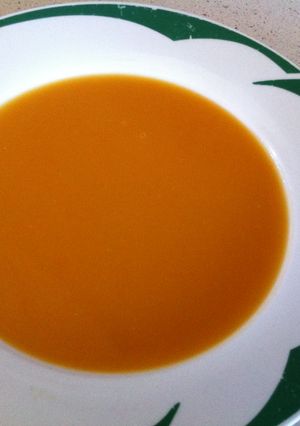 Una foto de Crema de calabaza