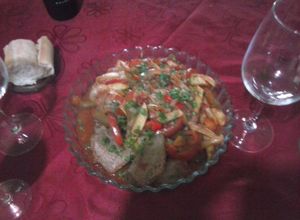 Una foto de Lomo saltado (comida típica peruana)