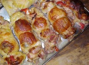 Una foto de Jamoncito de pollo relleno
