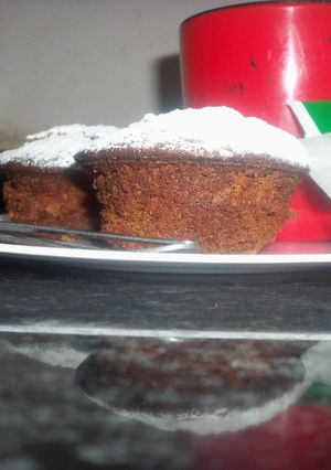 Una foto de Madgalenas de chocolate 