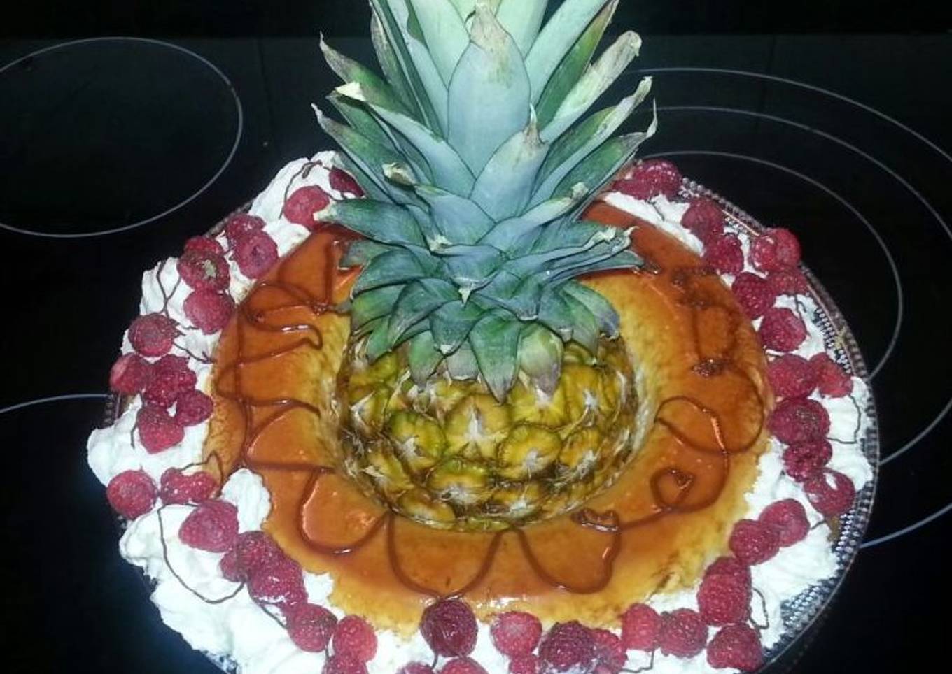 Bavarois de piña