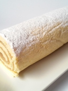 Una foto de Brazo de gitano relleno de dulce de boniato