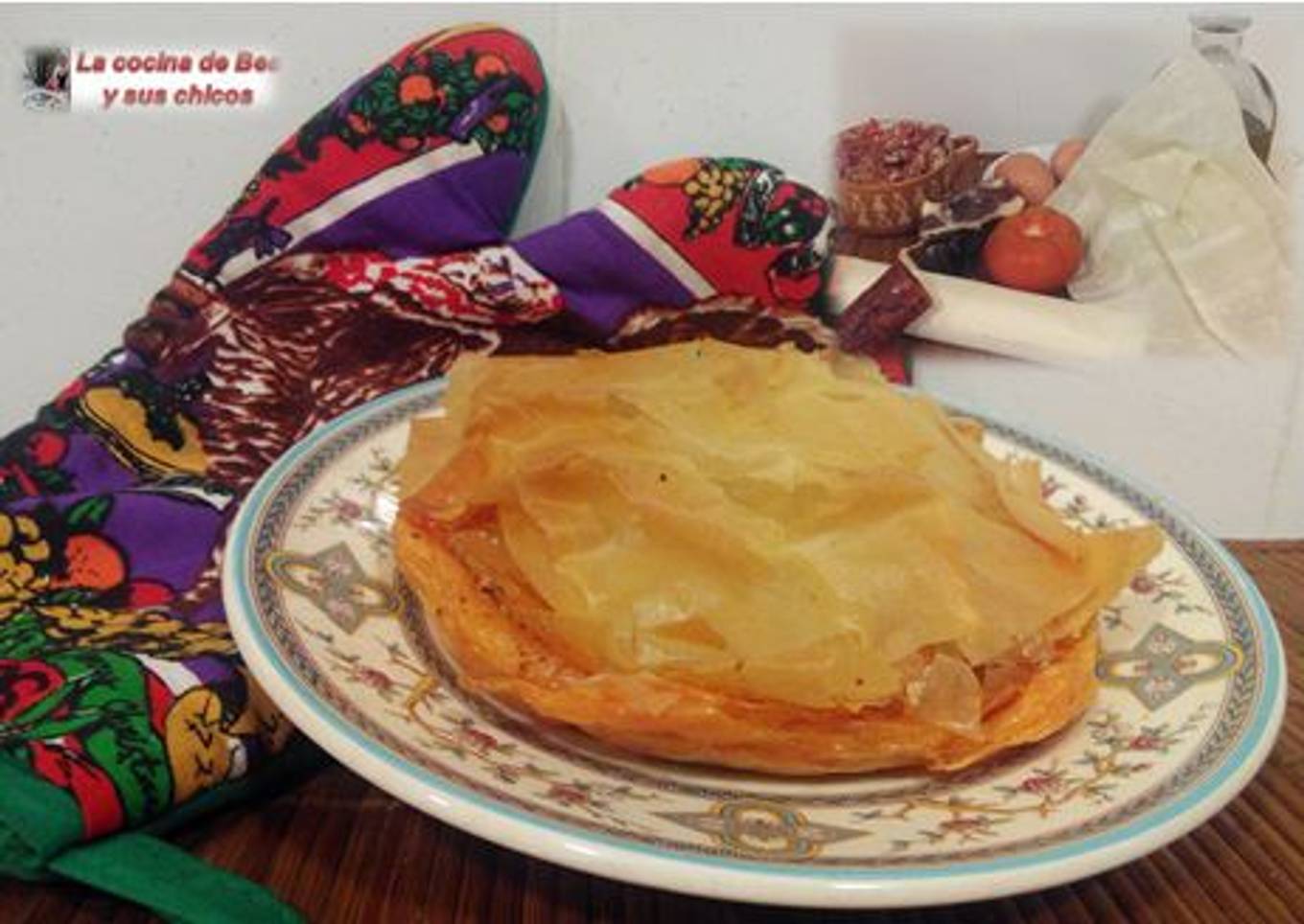 Pastel de carne típico en Murcia