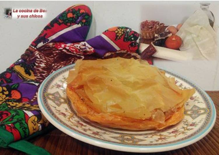 Pastel de carne típico en Murcia
