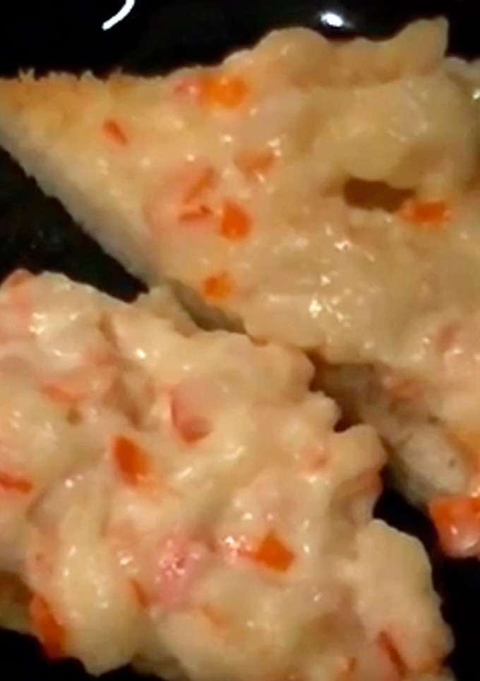 Una foto de Canapés de cangrejo con mayonesa gratinados