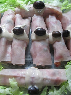 Una foto de Rollitos de jamón a los tres sabores