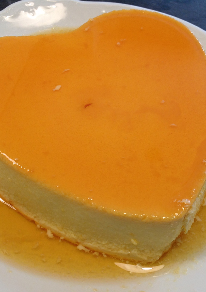Una foto de Flan para San Valentín