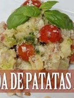 Una foto de Ensalada de patatas al pesto