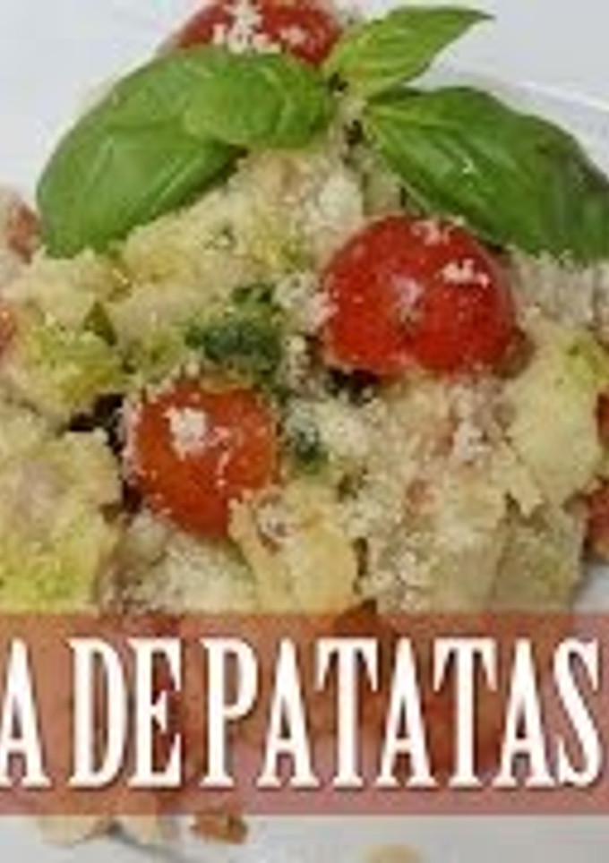 Una foto de Ensalada de patatas al pesto