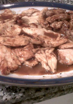 Una foto de Pollo satay receta fácil