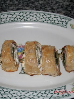 Una foto de Rollitos de espinacas