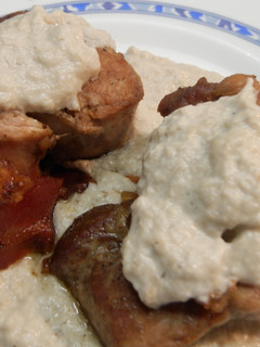 Una foto de Solomillo de cerdo con salsa de setas