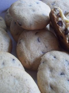 Una foto de Galletas con chispas de chocolate