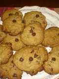 Galletas de avena y chispas de chocolate de la abuelita