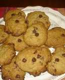 Galletas de avena y chispas de chocolate de la abuelita