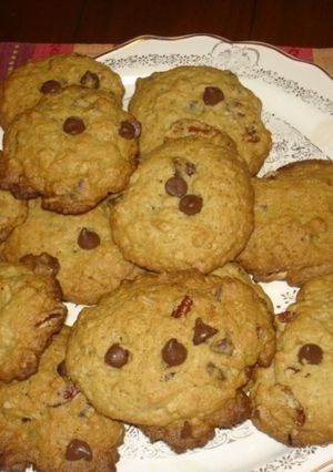 Una foto de Galletas de avena y chispas de chocolate de la abuelita