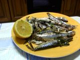 Sardinas marinadas a la parrilla