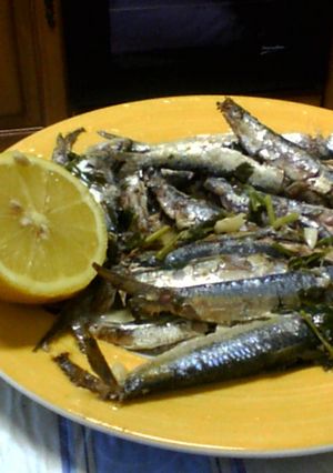 Una foto de Sardinas marinadas a la parrilla