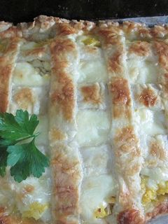 Una foto de Tarta con maíz superdulce al puro queso