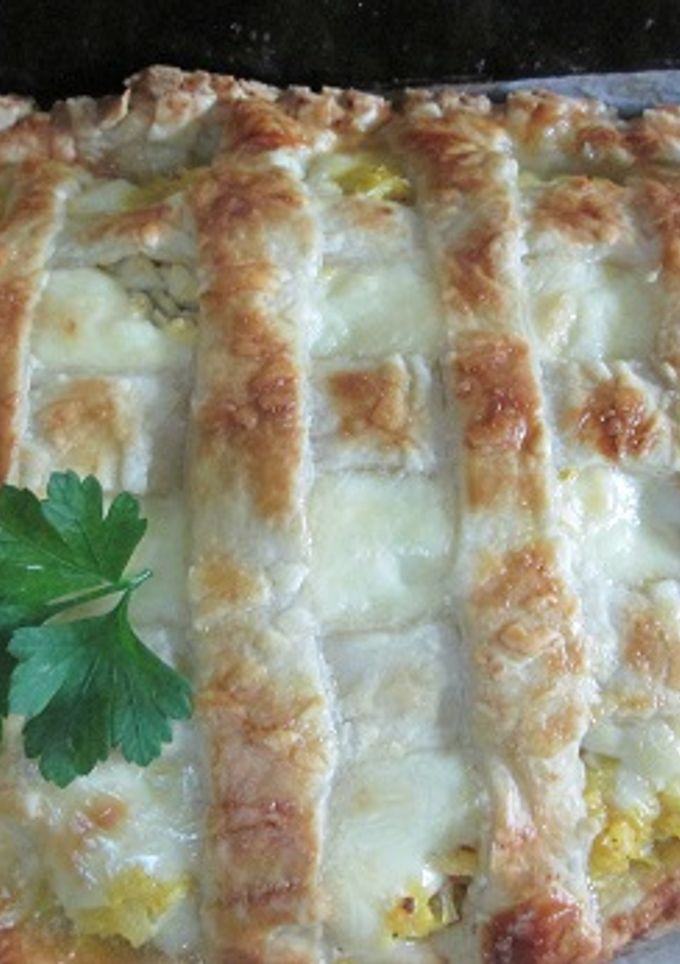 Una foto de Tarta con maíz superdulce al puro queso