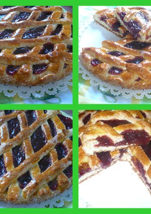 Una foto de Pasta frola con mermelada de ciruela