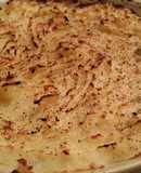 Puré de papas gratinado