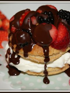 Una foto de Milhojas de San Valentín (sin gluten y sin lactosa)