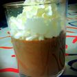 Copas de chocolate y nata