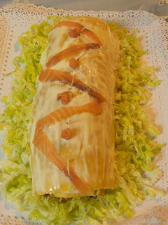 Una foto de Brazo Gitano con salmón