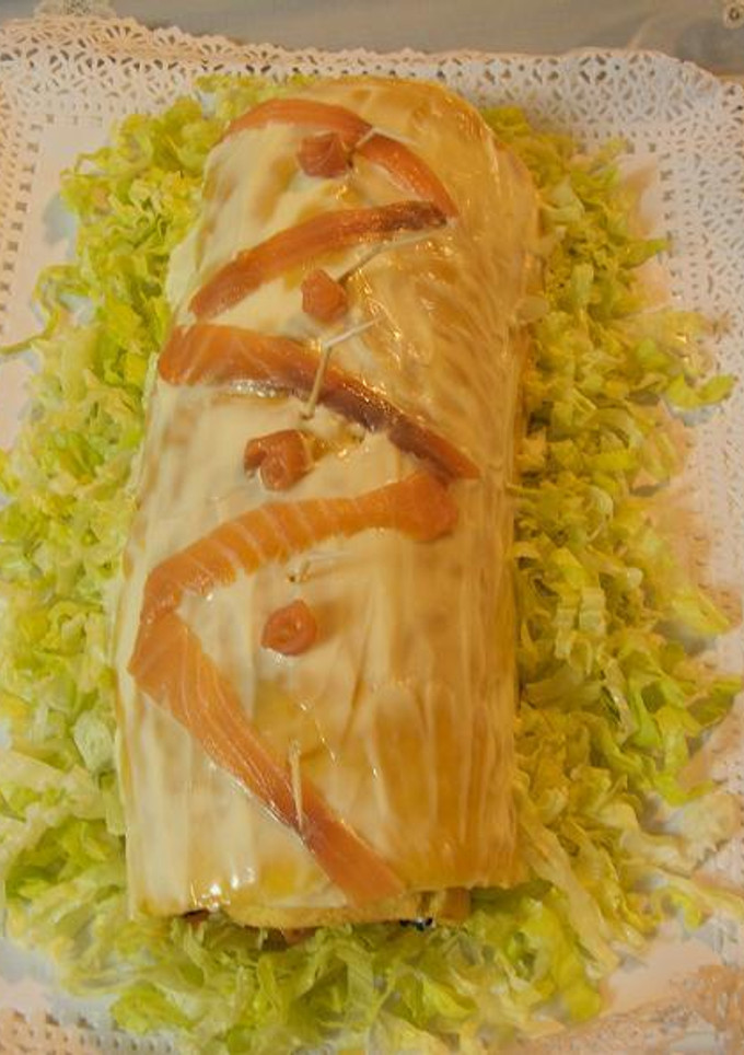 Una foto de Brazo Gitano con salmón