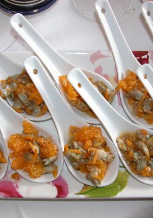 Una foto de Cucharitas de berberechos