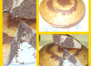 Una foto de Torta de vainilla, chocolate y café al coñac