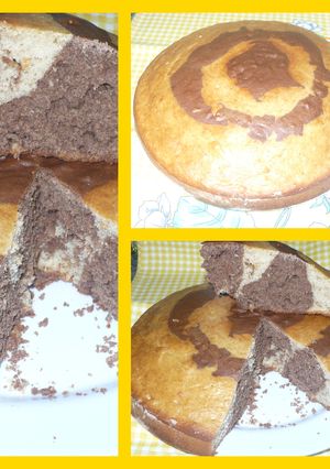 Una foto de Torta de vainilla, chocolate y café al coñac