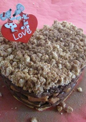 Una foto de Corazón de chocolate
