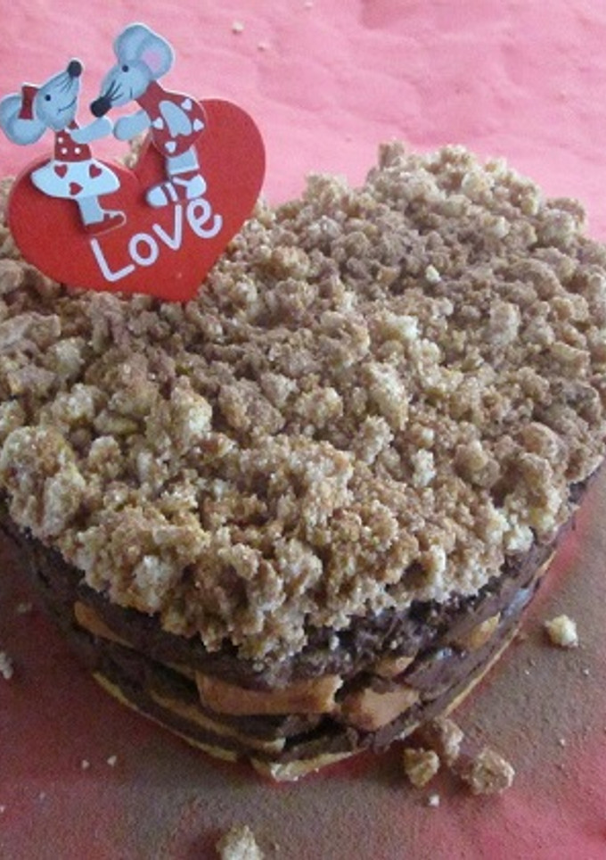 Una foto de Corazón de chocolate