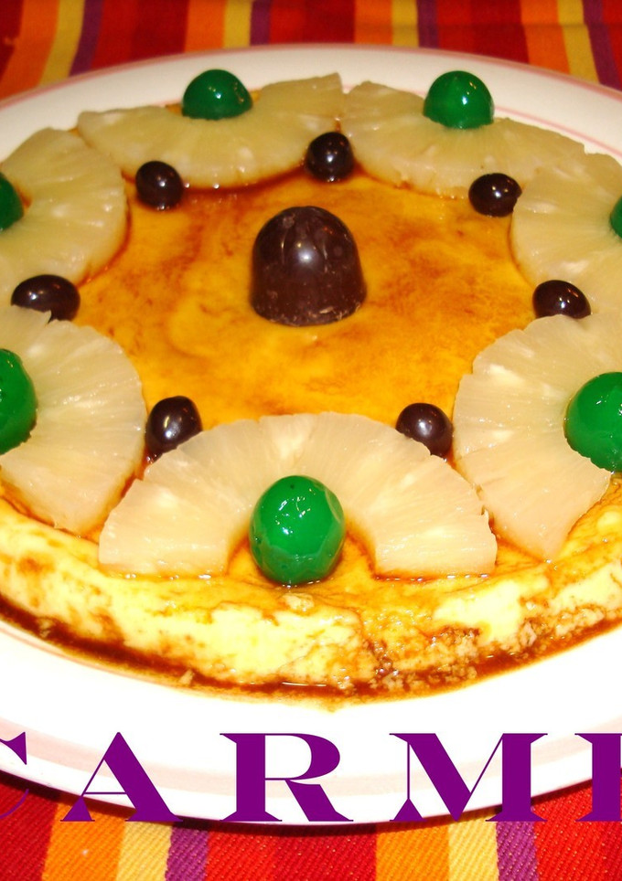 Una foto de Pastel fresco de limón y piña